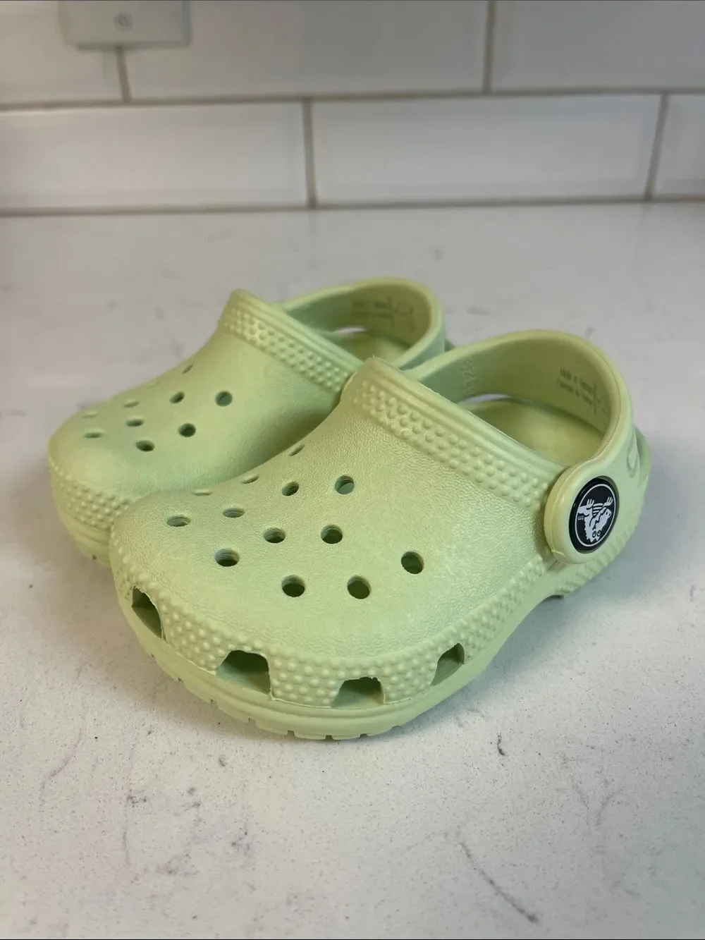 Toddler CROCS LITTLES™ CLOGS Size 4 Light Green - Mint Green #206990